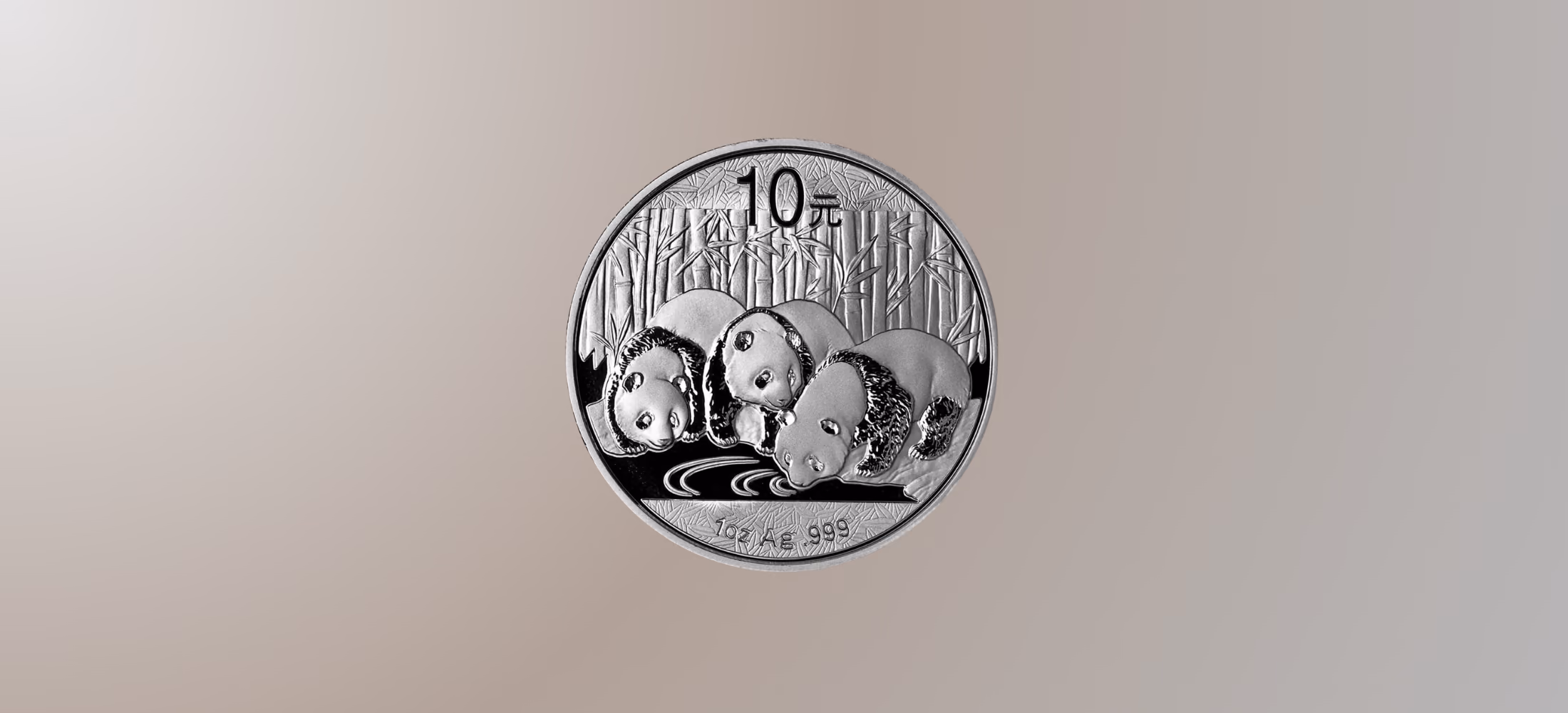 Zilveren Panda